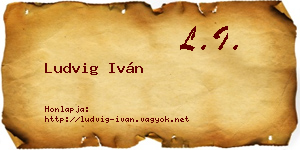 Ludvig Iván névjegykártya